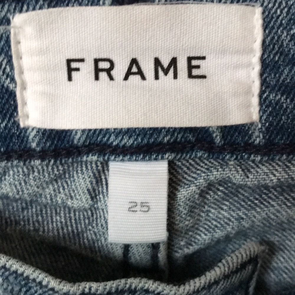 Frame Le Garçon in Beldon Rips Size 25 - Picture 10 of 10